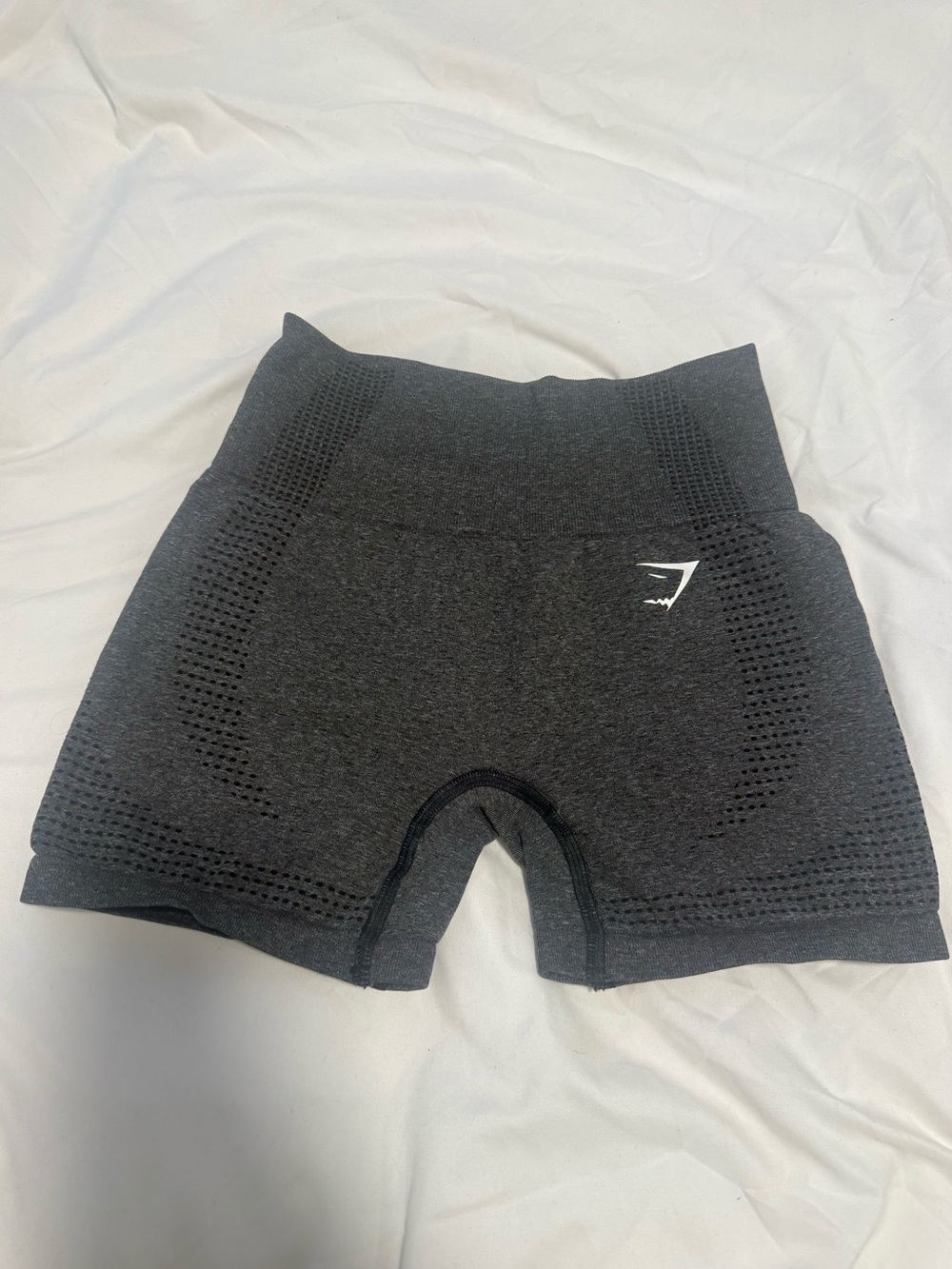 Gymshark Dark Gray Seamless High-Waist Bike Shorts